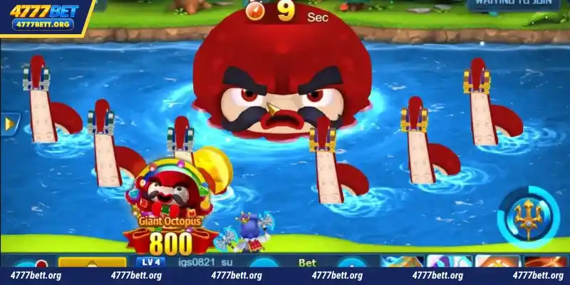 The 4777Bet website offers a variety of fish shooting games