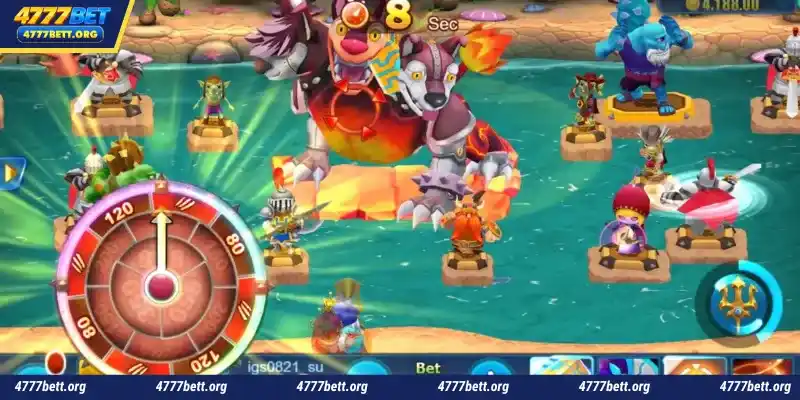 Boom Legend - The fish shooting game is a highlight at the 4777Bet online casino